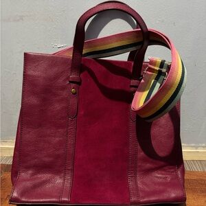 Fossil Fuchsia Tote Bag